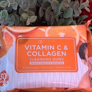 Vitamin C & Collagen Cleansing Wipes -